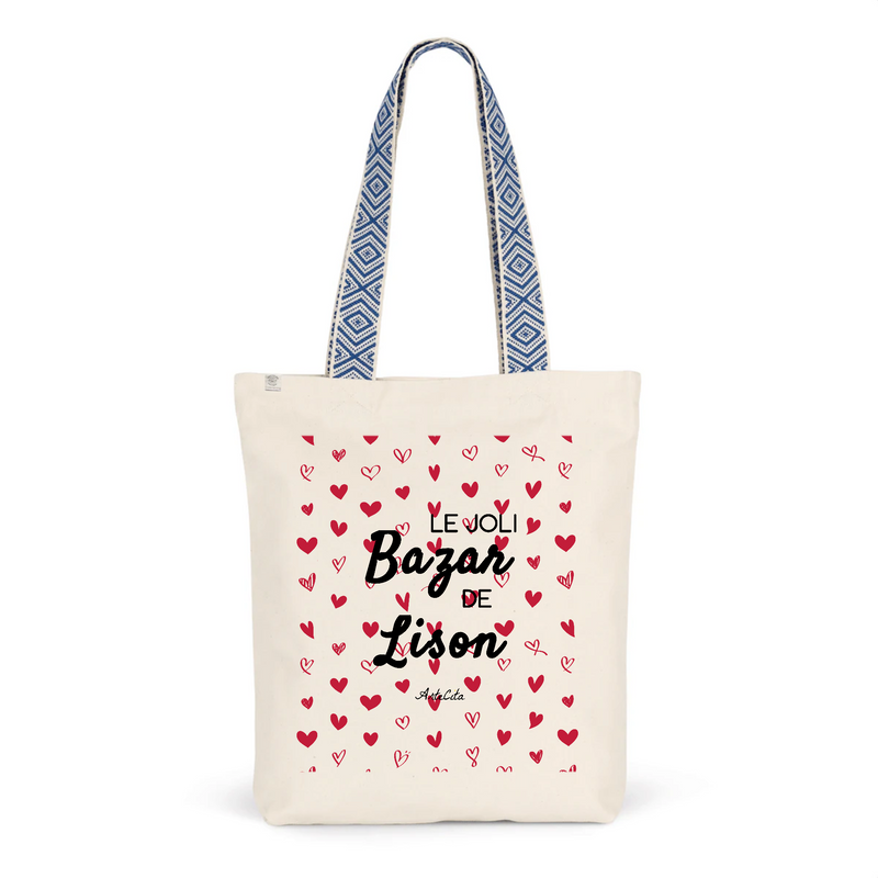 Cadeau anniversaire : Tote Bag Premium - Le joli Bazar de Lison - 2 Coloris - Durable - Cadeau Personnalisable - Cadeaux-Positifs.com -Unique-Bleu-