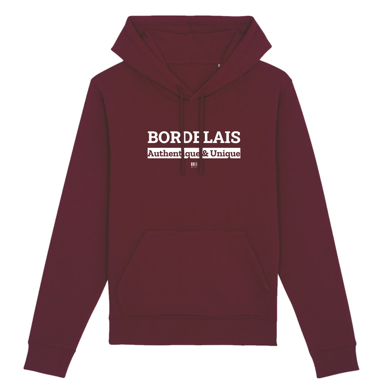 Cadeau anniversaire : Sweat à Capuche - Bordelais - Coton Bio - 5 Coloris - Cadeau Original - Cadeau Personnalisable - Cadeaux-Positifs.com -XS-Bordeaux-