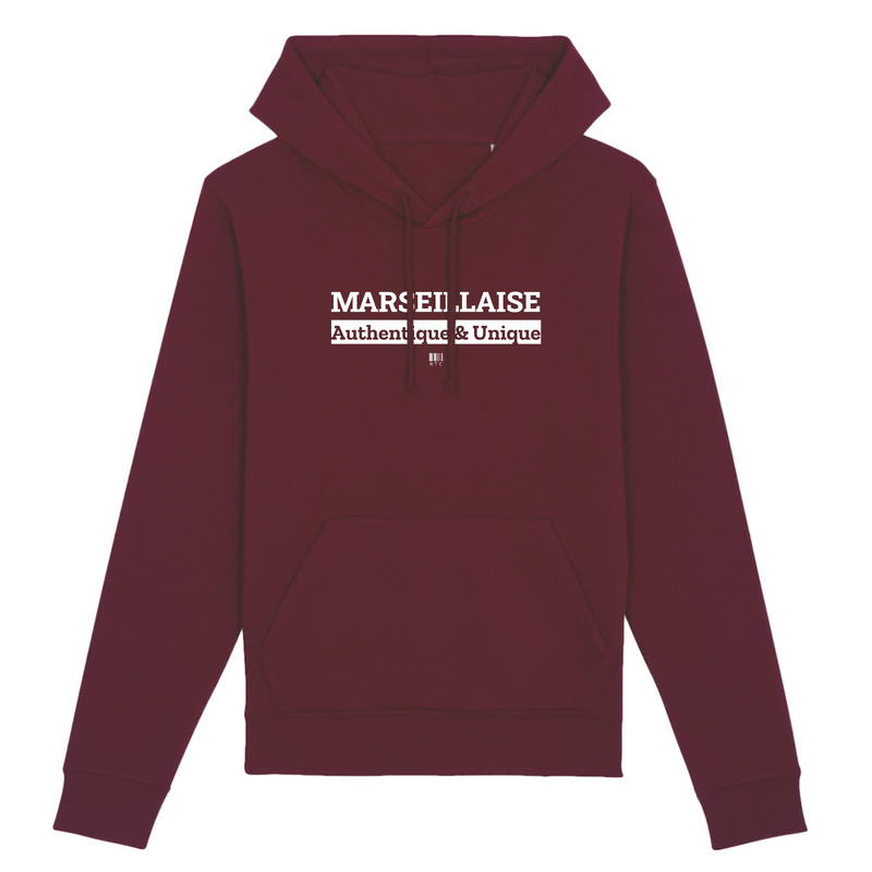 Cadeau anniversaire : Sweat à Capuche - Marseillaise - Coton Bio - 5 Coloris - Cadeau Original - Cadeau Personnalisable - Cadeaux-Positifs.com -XS-Bordeaux-