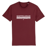 T-Shirt - Montpelliérain - Coton Bio - 7 Coloris - Cadeau Original - Cadeau Personnalisable - Cadeaux-Positifs.com -XS-Bordeaux-