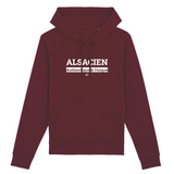 Sweat à Capuche - Alsacien - Coton Bio - 5 Coloris - Cadeau Original - Cadeau Personnalisable - Cadeaux-Positifs.com -XS-Bordeaux-