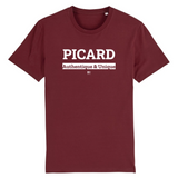 T-Shirt - Picard - Coton Bio - 7 Coloris - Cadeau Original - Cadeau Personnalisable - Cadeaux-Positifs.com -XS-Bordeaux-
