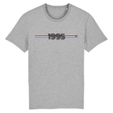 T-Shirt - Année 1995 - Coton Bio - 7 Coloris - Cadeau Original - Cadeau Personnalisable - Cadeaux-Positifs.com -XS-Gris-