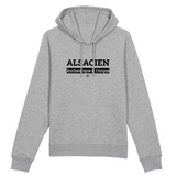 Sweat à Capuche - Alsacien - Coton Bio - 5 Coloris - Cadeau Original - Cadeau Personnalisable - Cadeaux-Positifs.com -XS-Gris-