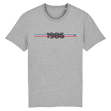 T-Shirt - Année 1986 - Coton Bio - 7 Coloris - Cadeau Original - Cadeau Personnalisable - Cadeaux-Positifs.com -XS-Gris-