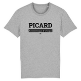 T-Shirt - Picard - Coton Bio - 7 Coloris - Cadeau Original - Cadeau Personnalisable - Cadeaux-Positifs.com -XS-Gris-