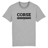T-Shirt - Corse - Unisexe - Coton Bio - 7 Coloris - Cadeau Original - Cadeau Personnalisable - Cadeaux-Positifs.com -XS-Gris-