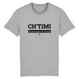 T-Shirt - Ch'timi - Unisexe - Coton Bio - 7 Coloris - Cadeau Original - Cadeau Personnalisable - Cadeaux-Positifs.com -XS-Gris-