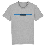 T-Shirt - Année 1984 - Coton Bio - 7 Coloris - Cadeau Original - Cadeau Personnalisable - Cadeaux-Positifs.com -XS-Gris-
