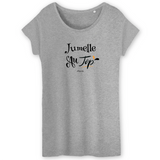 T-Shirt - Jumelle au Top - Coton Bio - Cadeau Original - Cadeau Personnalisable - Cadeaux-Positifs.com -XS-Gris-