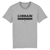 T-Shirt - Lorrain - Coton Bio - 7 Coloris - Cadeau Original - Cadeau Personnalisable - Cadeaux-Positifs.com -XS-Gris-