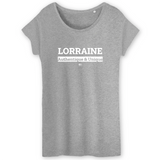 T-Shirt - Lorraine - Coton Bio - 3 Coloris - Cadeau Original - Cadeau Personnalisable - Cadeaux-Positifs.com -XS-Gris-