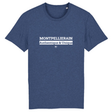 T-Shirt - Montpelliérain - Coton Bio - 7 Coloris - Cadeau Original - Cadeau Personnalisable - Cadeaux-Positifs.com -XS-Indigo-