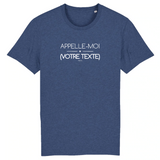 T-shirt Premium à Personnaliser - Appelle-Moi XXX - 12 Coloris - Cadeau Personnalisable - Cadeau Personnalisable - Cadeaux-Positifs.com -XS-Indigo-