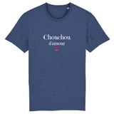 T-Shirt - Chouchou d'amour - Coton Bio - Unisexe - Cadeau Original - Cadeau Personnalisable - Cadeaux-Positifs.com -XS-Indigo-