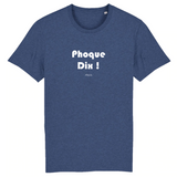 T-Shirt Premium - Phoque Dix - Coton Bio - 12 Coloris - Humour - Cadeau Personnalisable - Cadeaux-Positifs.com -XS-Indigo-