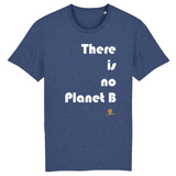 T-Shirt Premium - There is no Planet B - Coton Bio - 12 Coloris - Engagé - Cadeau Personnalisable - Cadeaux-Positifs.com -XS-Indigo-