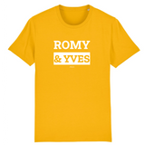 T-Shirt Premium - Romy & Yves - Coton Bio - 12 Coloris - Mythique - Cadeau Personnalisable - Cadeaux-Positifs.com -XS-Jaune-