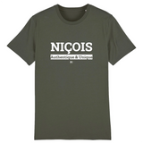 T-Shirt - Niçois - Coton Bio - 7 Coloris - Cadeau Original - Cadeau Personnalisable - Cadeaux-Positifs.com -XS-Kaki-