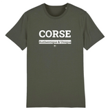 T-Shirt - Corse - Unisexe - Coton Bio - 7 Coloris - Cadeau Original - Cadeau Personnalisable - Cadeaux-Positifs.com -XS-Kaki-