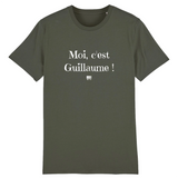 T-Shirt - Moi c'est Guillaume - Coton Bio - 7 Coloris - Cadeau Original - Cadeau Personnalisable - Cadeaux-Positifs.com -XS-Kaki-