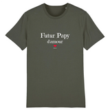 T-Shirt - Futur Papy d'amour - Coton Bio - 7 Coloris - Cadeau Original - Cadeau Personnalisable - Cadeaux-Positifs.com -XS-Kaki-