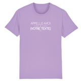 T-shirt Premium à Personnaliser - Appelle-Moi XXX - 11 Coloris - Cadeau Personnalisable - Cadeau Personnalisable - Cadeaux-Positifs.com -XS-Lavande-