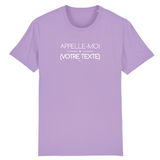 T-shirt Premium à Personnaliser - Appelle-Moi XXX - 12 Coloris - Cadeau Personnalisable - Cadeau Personnalisable - Cadeaux-Positifs.com -XS-Lavande-
