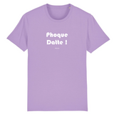 T-Shirt Premium - Phoque Datte - Coton Bio - 12 Coloris - Humour - Cadeau Personnalisable - Cadeaux-Positifs.com -XS-Lavande-
