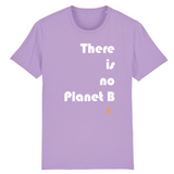 T-Shirt Premium - There is no Planet B - Coton Bio - 12 Coloris - Engagé - Cadeau Personnalisable - Cadeaux-Positifs.com -XS-Lavande-
