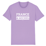 T-Shirt Premium - France & Michel - Coton Bio - 12 Coloris - Mythique - Cadeau Personnalisable - Cadeaux-Positifs.com -XS-Lavande-