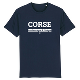 T-Shirt - Corse - Unisexe - Coton Bio - 7 Coloris - Cadeau Original - Cadeau Personnalisable - Cadeaux-Positifs.com -XS-Marine-