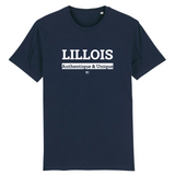 T-Shirt - Lillois - Coton Bio - 7 Coloris - Cadeau Original - Cadeau Personnalisable - Cadeaux-Positifs.com -XS-Marine-
