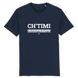 T-Shirt - Ch'timi - Unisexe - Coton Bio - 7 Coloris - Cadeau Original - Cadeau Personnalisable - Cadeaux-Positifs.com -XS-Marine-