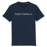 T-Shirt - Futur Tonton - Coton Bio - 7 Coloris - Cadeau Original - Cadeau Personnalisable - Cadeaux-Positifs.com -XS-Marine-