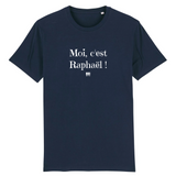 T-Shirt - Moi c'est Raphaël - Coton Bio - 7 Coloris - Cadeau Original - Cadeau Personnalisable - Cadeaux-Positifs.com -XS-Marine-