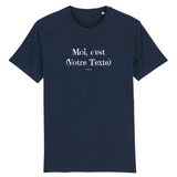 T-shirt Premium à Personnaliser - Moi c'est XXX - 12 Coloris - Cadeau Personnalisable - Cadeau Personnalisable - Cadeaux-Positifs.com -XS-Marine-