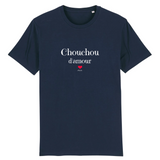 T-Shirt - Chouchou d'amour - Coton Bio - Unisexe - Cadeau Original - Cadeau Personnalisable - Cadeaux-Positifs.com -XS-Marine-