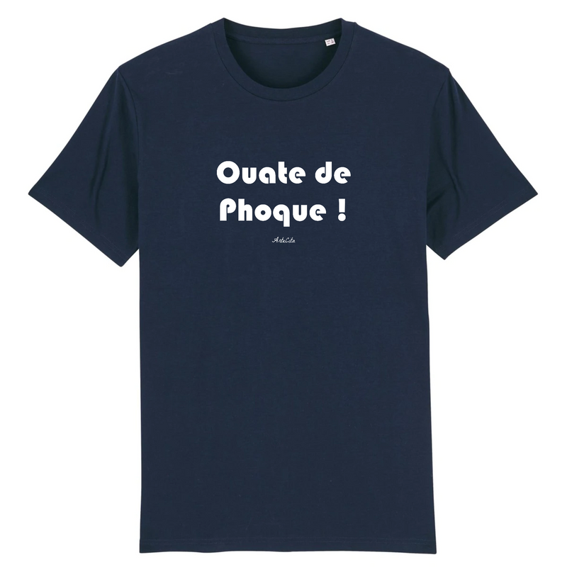 Cadeau anniversaire : T-Shirt Premium - Ouate de Phoque - Coton Bio - 12 Coloris - Humour - Cadeau Personnalisable - Cadeaux-Positifs.com -XS-Marine-