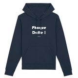 Sweat à Capuche - Phoque Datte - Coton Bio - 5 Coloris - Humour - Cadeau Personnalisable - Cadeaux-Positifs.com -XS-Marine-