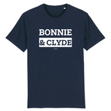 T-Shirt Premium - Bonnie & Clyde - Coton Bio - 12 Coloris - Mythique - Cadeau Personnalisable - Cadeaux-Positifs.com -XS-Marine-