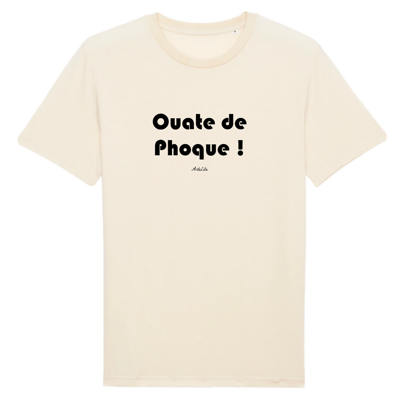 Cadeau anniversaire : T-Shirt Premium - Ouate de Phoque - Coton Bio - 12 Coloris - Humour - Cadeau Personnalisable - Cadeaux-Positifs.com -XS-Naturel-
