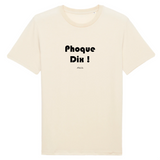 T-Shirt Premium - Phoque Dix - Coton Bio - 12 Coloris - Humour - Cadeau Personnalisable - Cadeaux-Positifs.com -XS-Naturel-