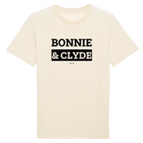 T-Shirt Premium - Bonnie & Clyde - Coton Bio - 12 Coloris - Mythique - Cadeau Personnalisable - Cadeaux-Positifs.com -XS-Naturel-