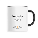 Mug - Ne lâche rien - 6 Coloris - Cadeau Motivant - Cadeau Personnalisable - Cadeaux-Positifs.com -Unique-Noir-