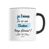 Mug - Tonton je t'aime - 6 Coloris - Cadeau Original - Cadeau Personnalisable - Cadeaux-Positifs.com -Unique-Noir-