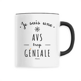 Mug - Une AVS trop Géniale - 6 Coloris - Cadeau Original - Cadeau Personnalisable - Cadeaux-Positifs.com -Unique-Noir-