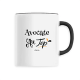 Mug - Avocate au Top - 6 Coloris - Cadeau Original - Cadeau Personnalisable - Cadeaux-Positifs.com -Unique-Noir-