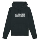 Sweat à Capuche - Alsacien - Coton Bio - 5 Coloris - Cadeau Original - Cadeau Personnalisable - Cadeaux-Positifs.com -XS-Noir-