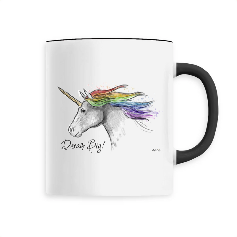 Mug - Licorne Dream Big - 6 Coloris - Cadeau Original